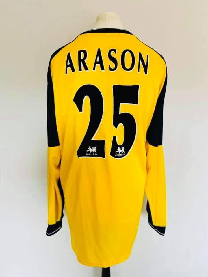 Arni Arason 2003/04 FA Cup Replay Match-Worn Shirt