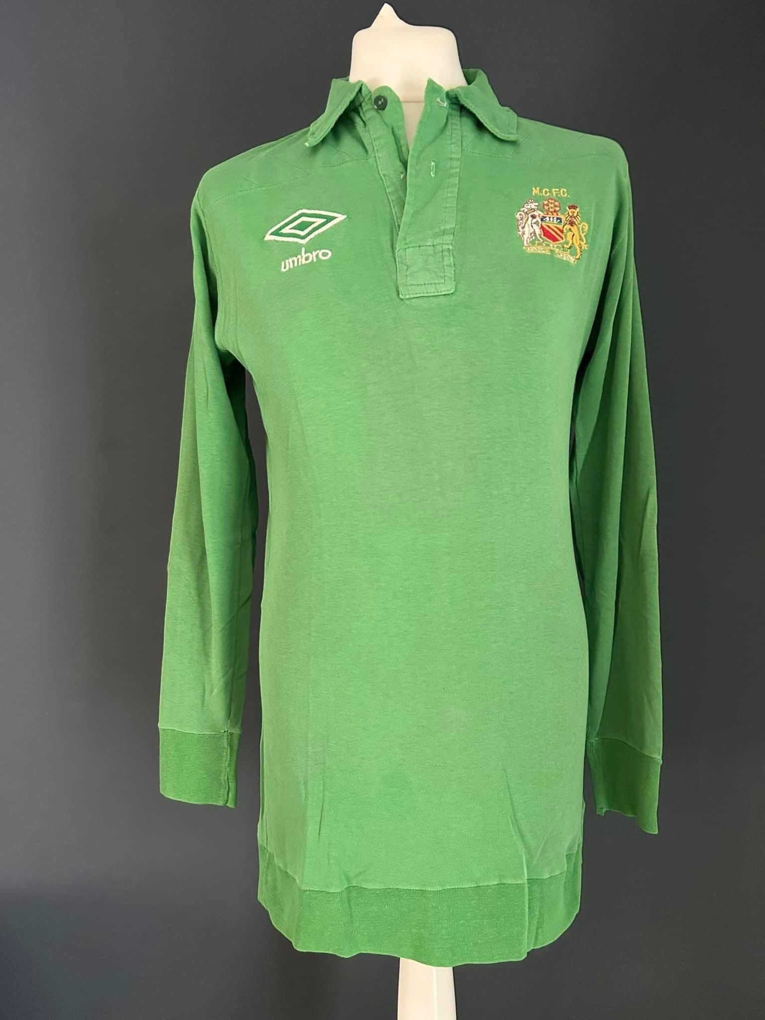 Joe Corrigan 1981 FA Cup Semi-Final Match Worn Shirt v Ipswich Town