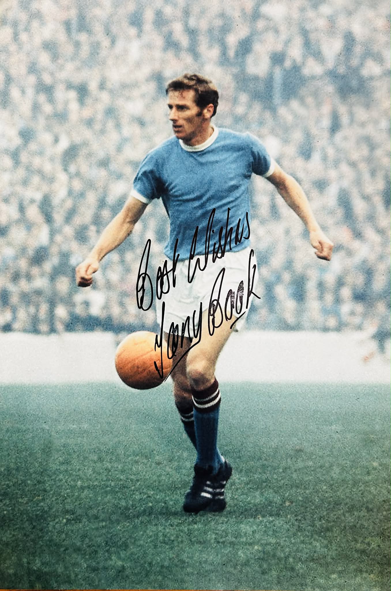 Tony Book Signed A4 Colour Photograph