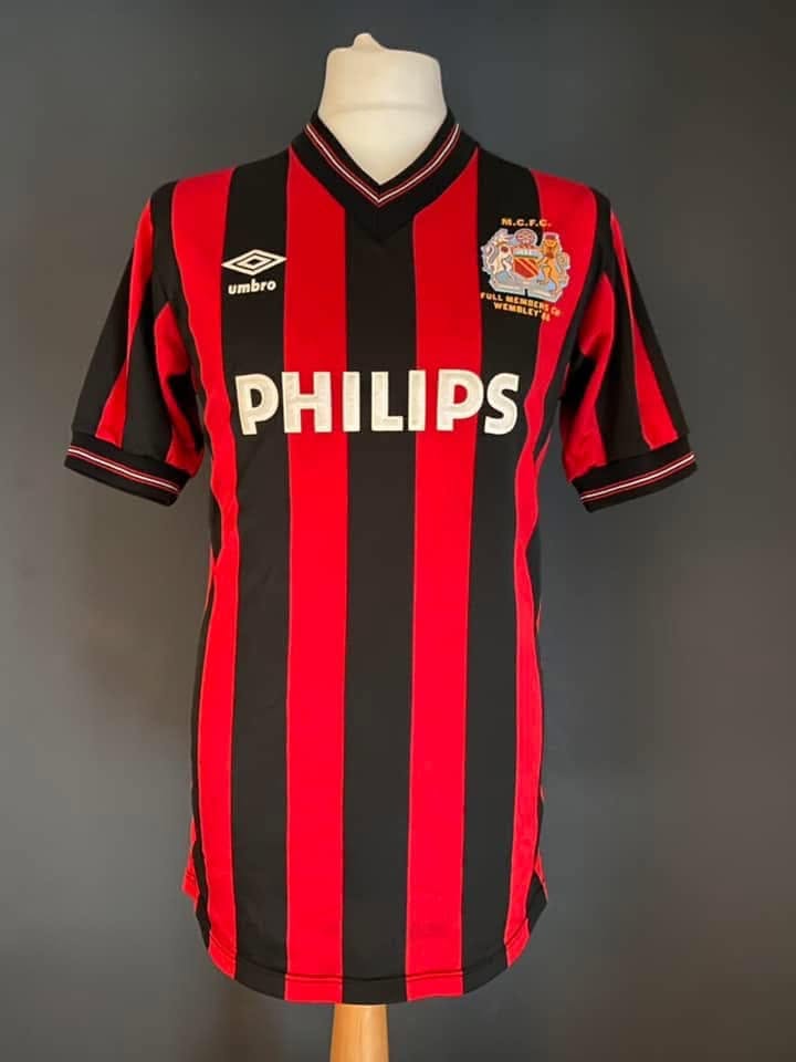 1986 Full Members Cup Final Graham Baker Match-Worn Shirt
