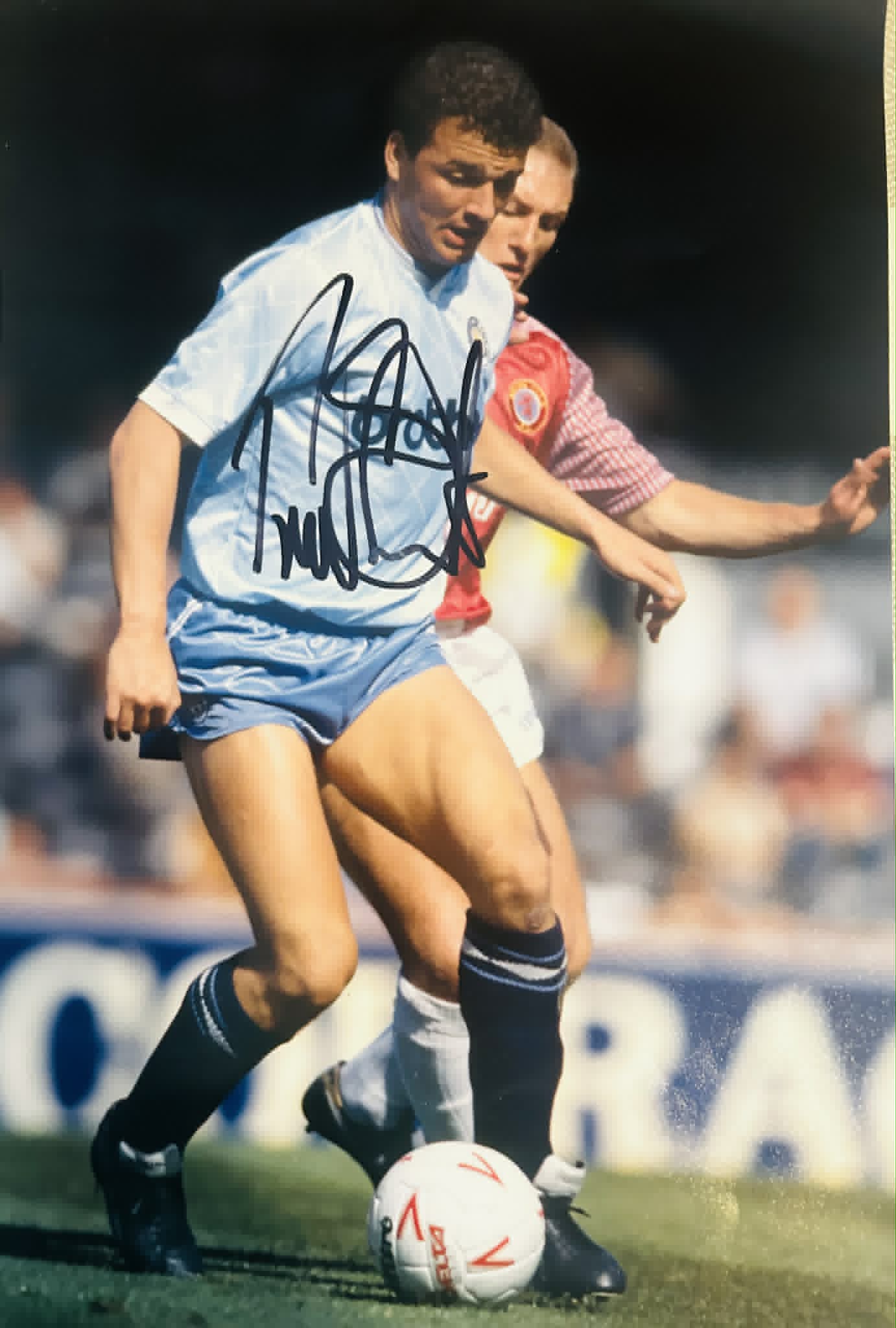 Paul Stewart Signed A4 Colour Photograph 1987