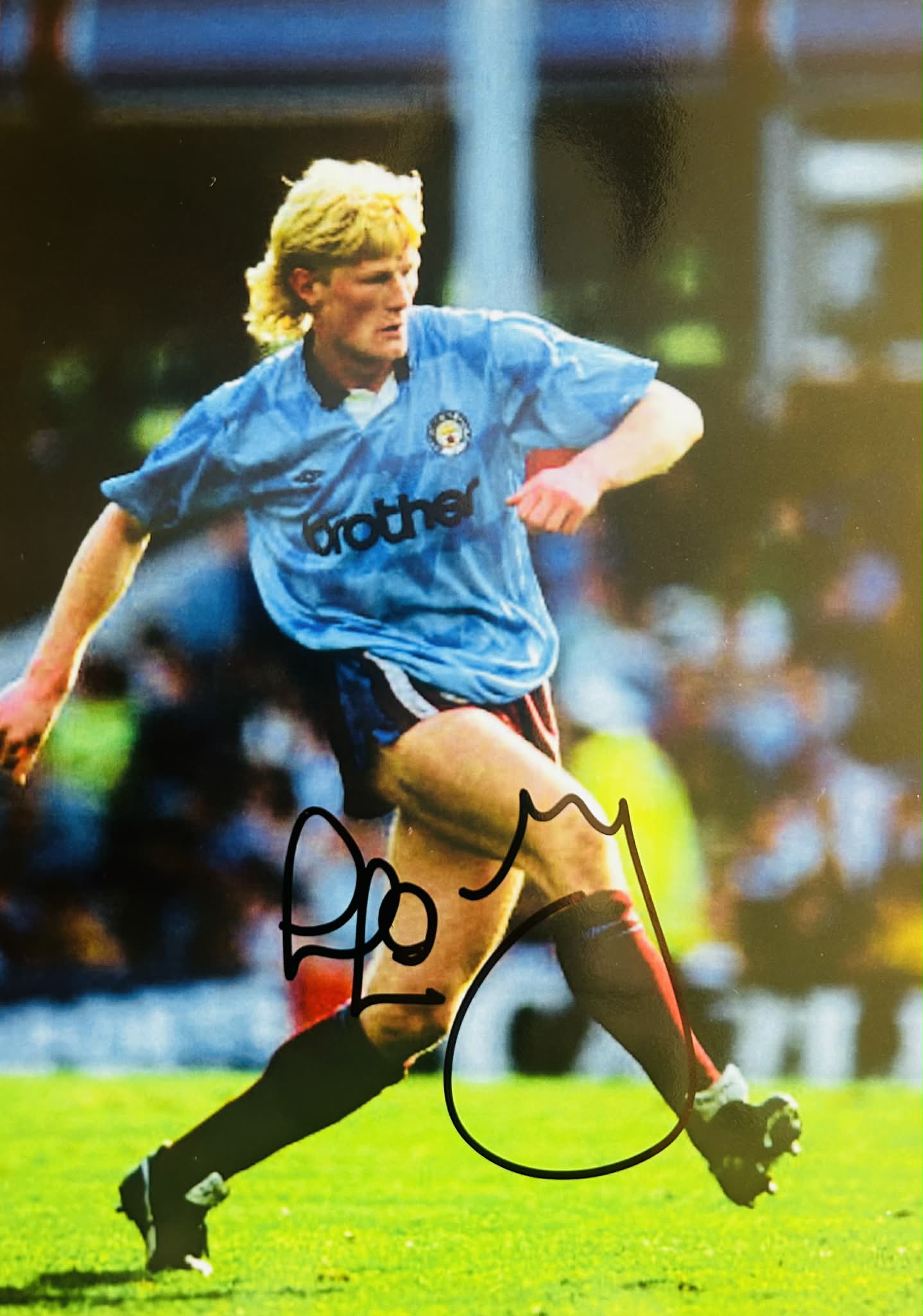 Colin Hendry Personally Signed A5 Photograph