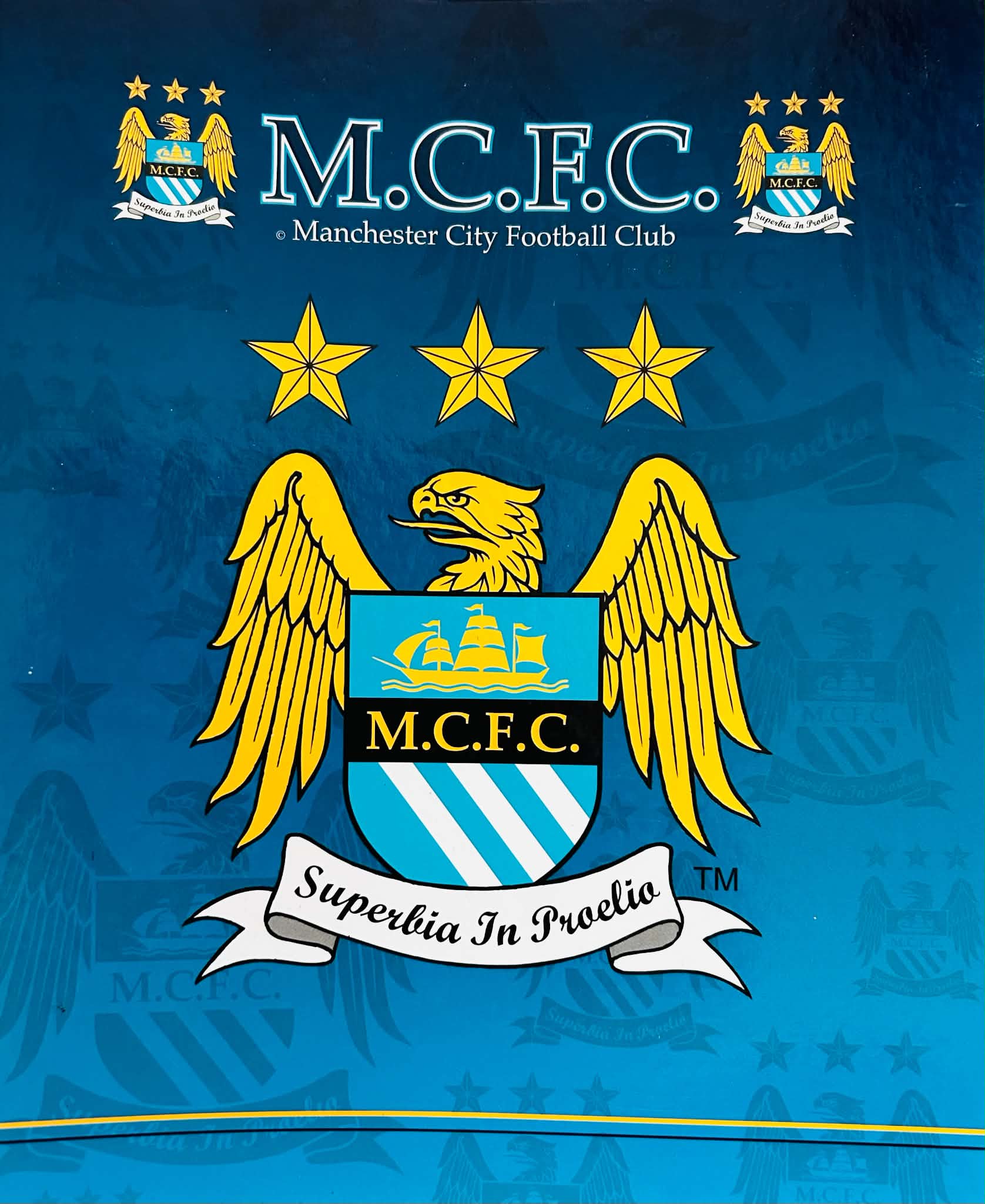 Wembley 99 Season – Original Manchester City Official Club A4 Binder
