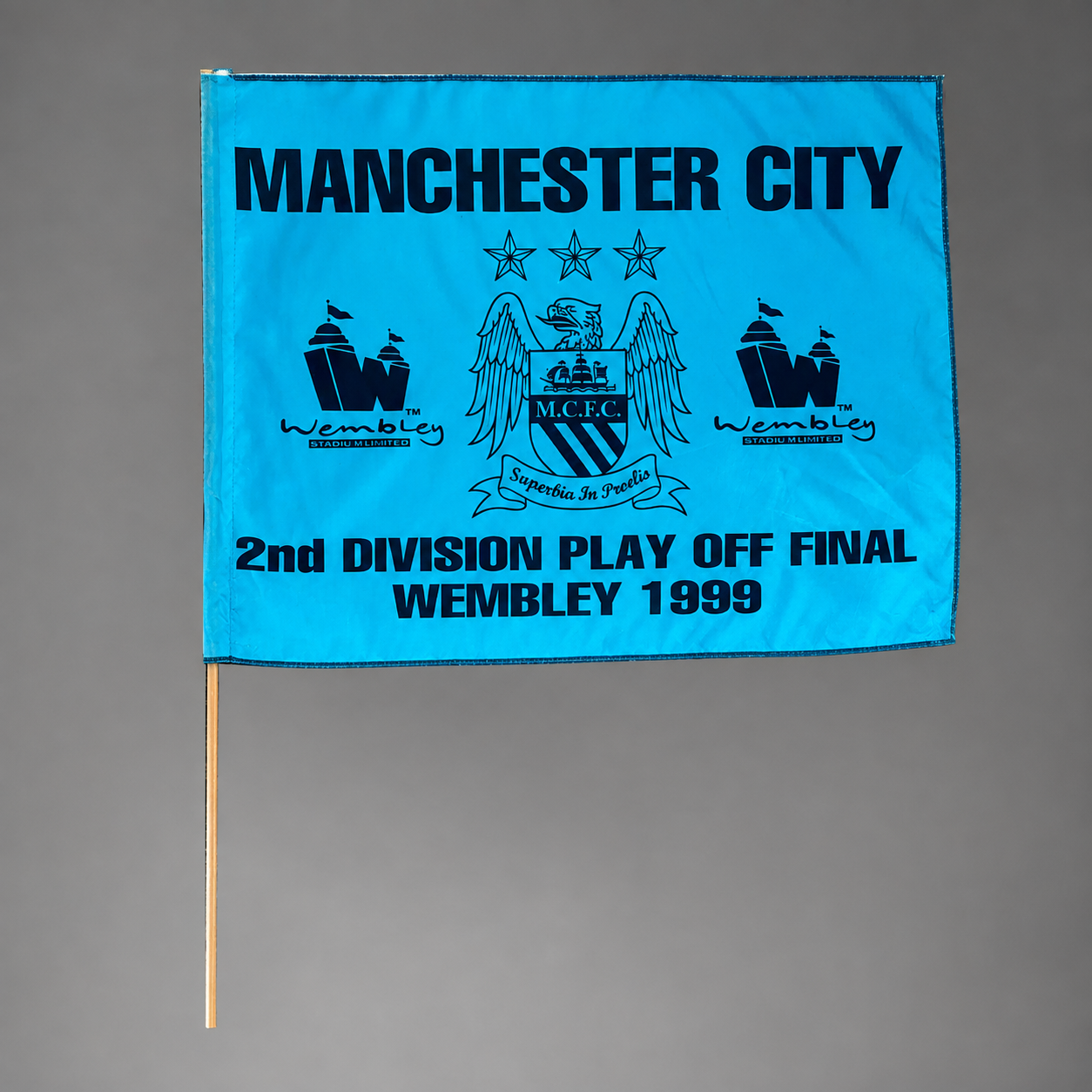Wembley 99 – Original Manchester City Supporters' Matchday Flag