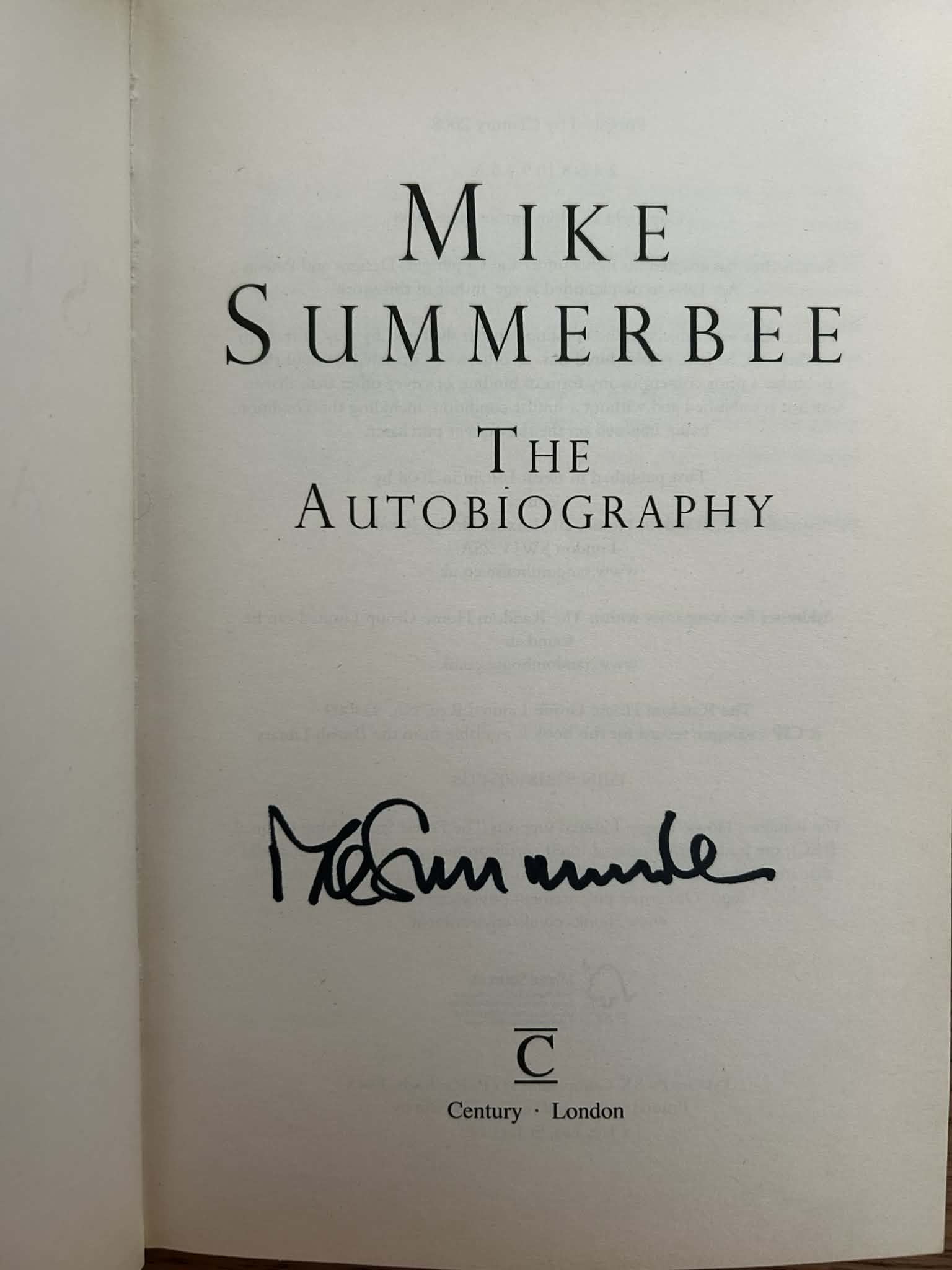 Mike Summerbee – The Autobiography (Signed by the Author) - Image 2