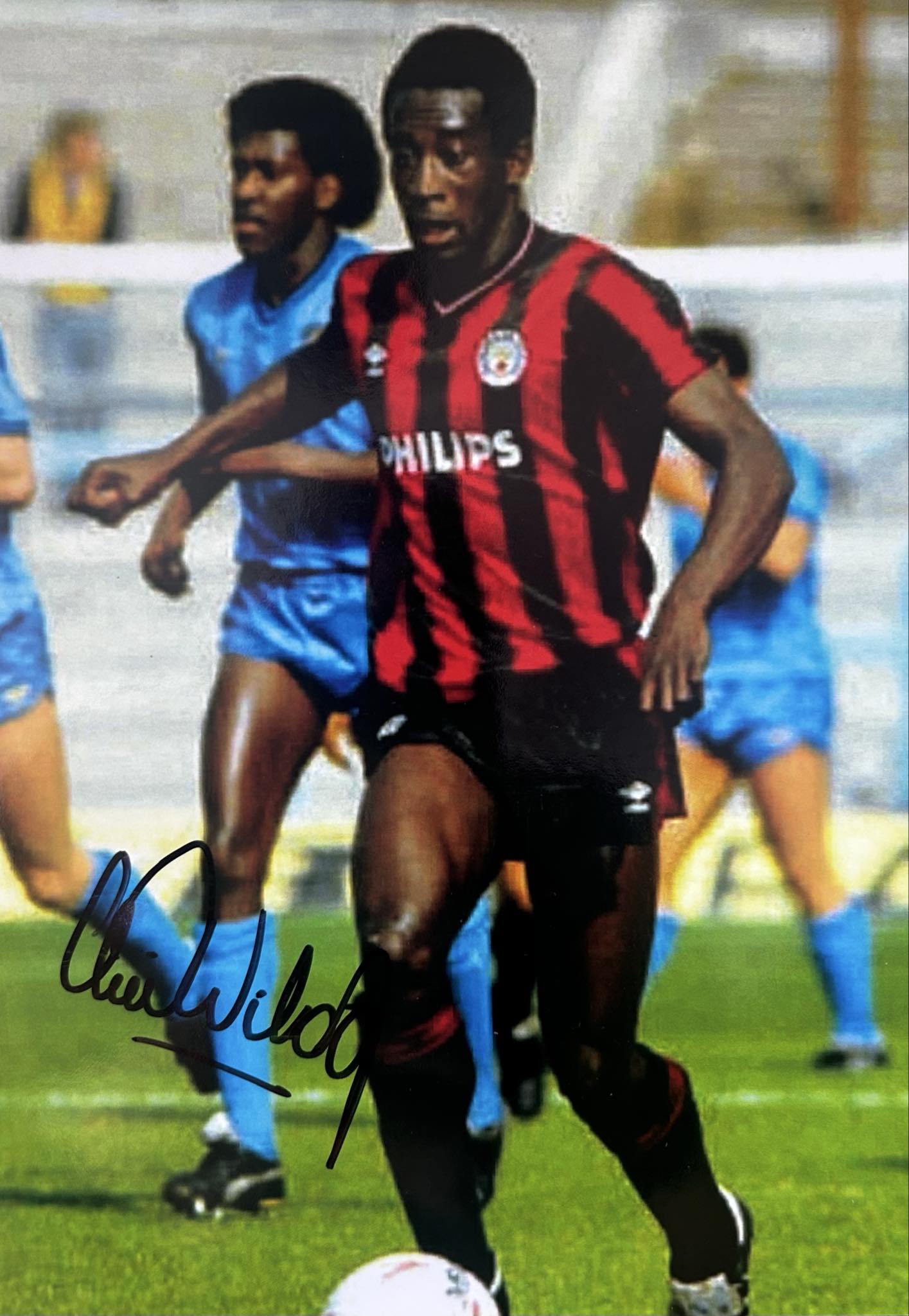 Clive Wilson Personally Signed A5 Photograph