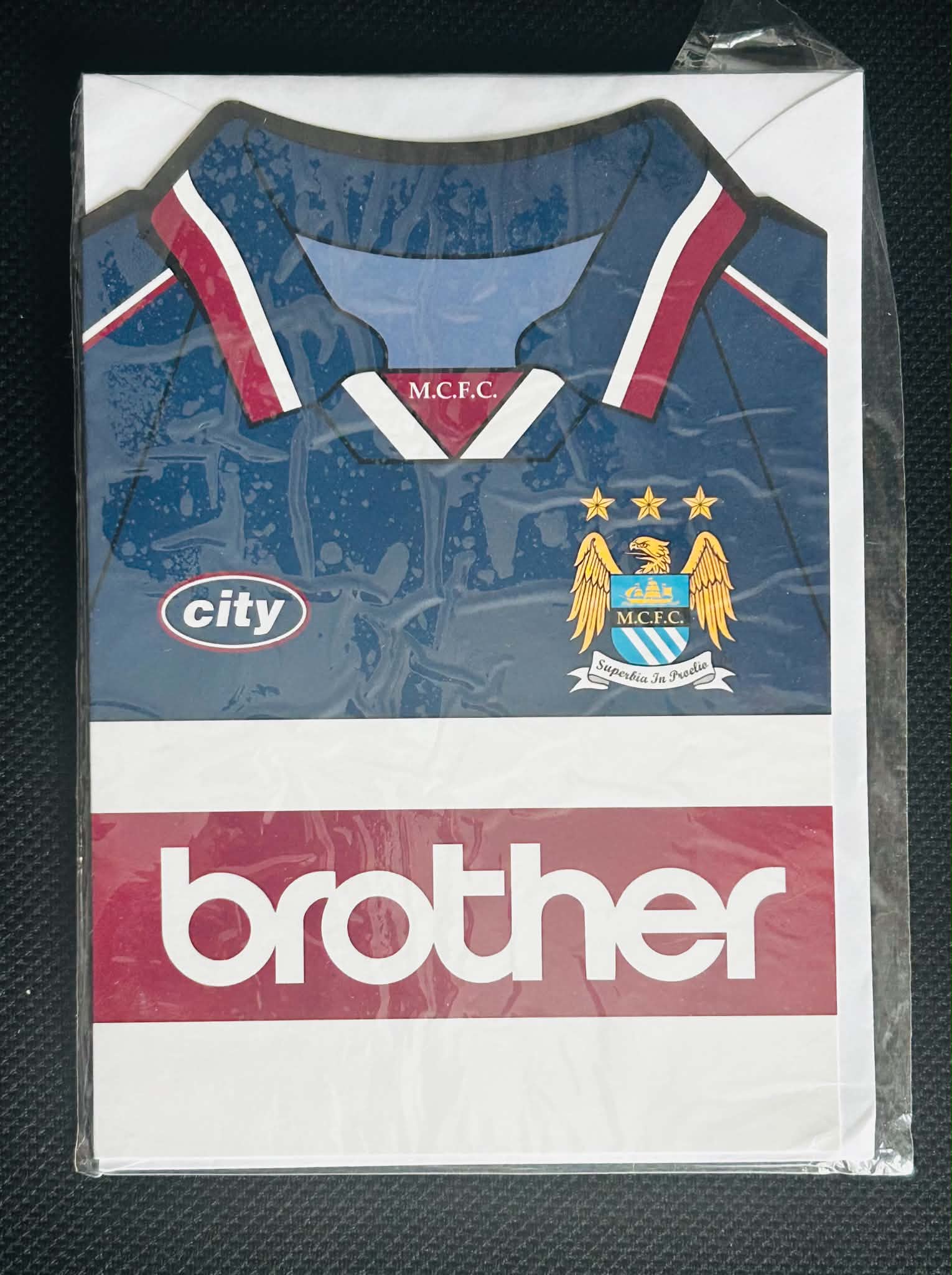 Original 1997 Manchester City Greetings Card – Sealed - Official Club Merchandise