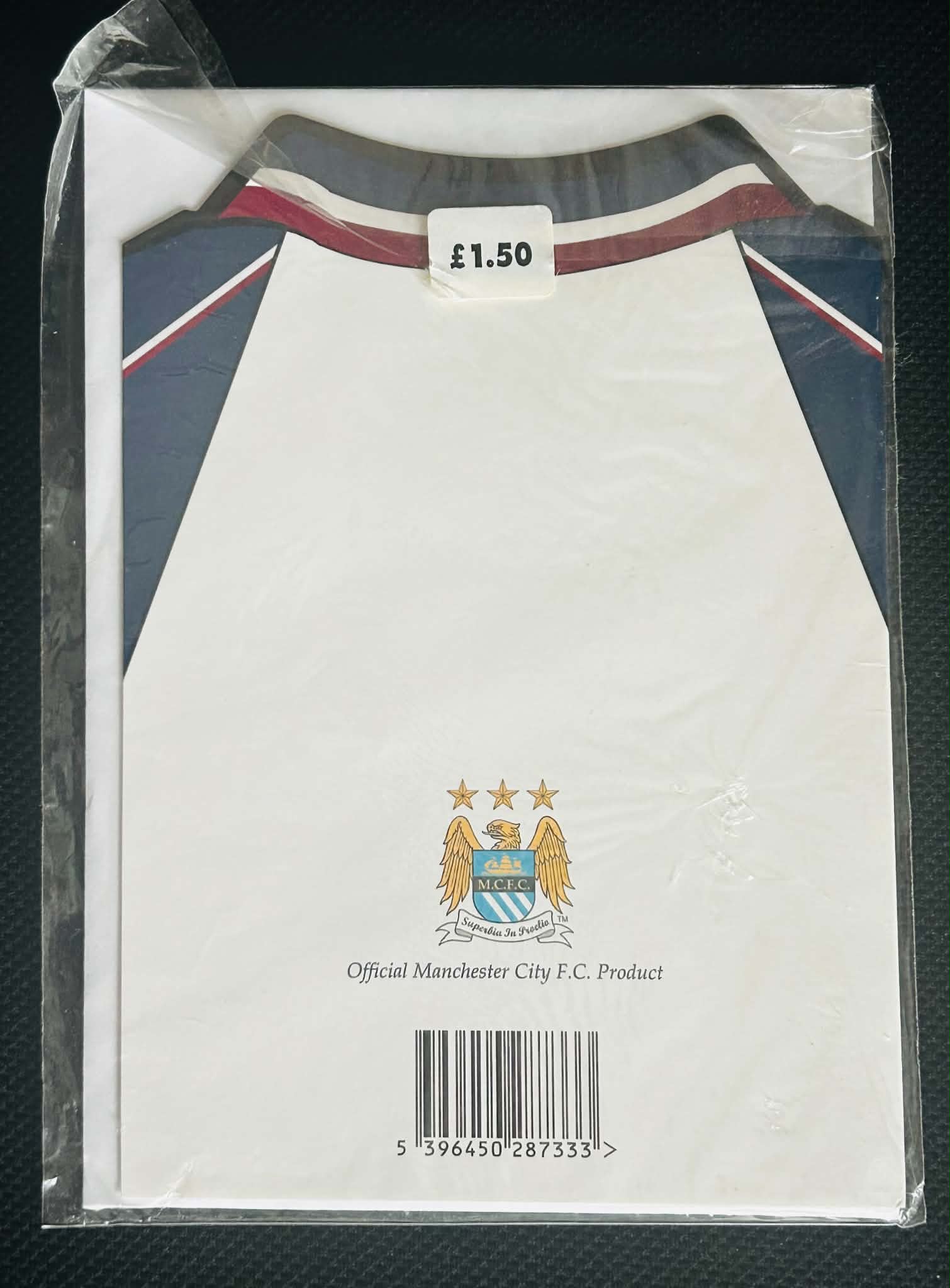 Original 1997 Manchester City Greetings Card – Sealed - Official Club Merchandise - Image 2