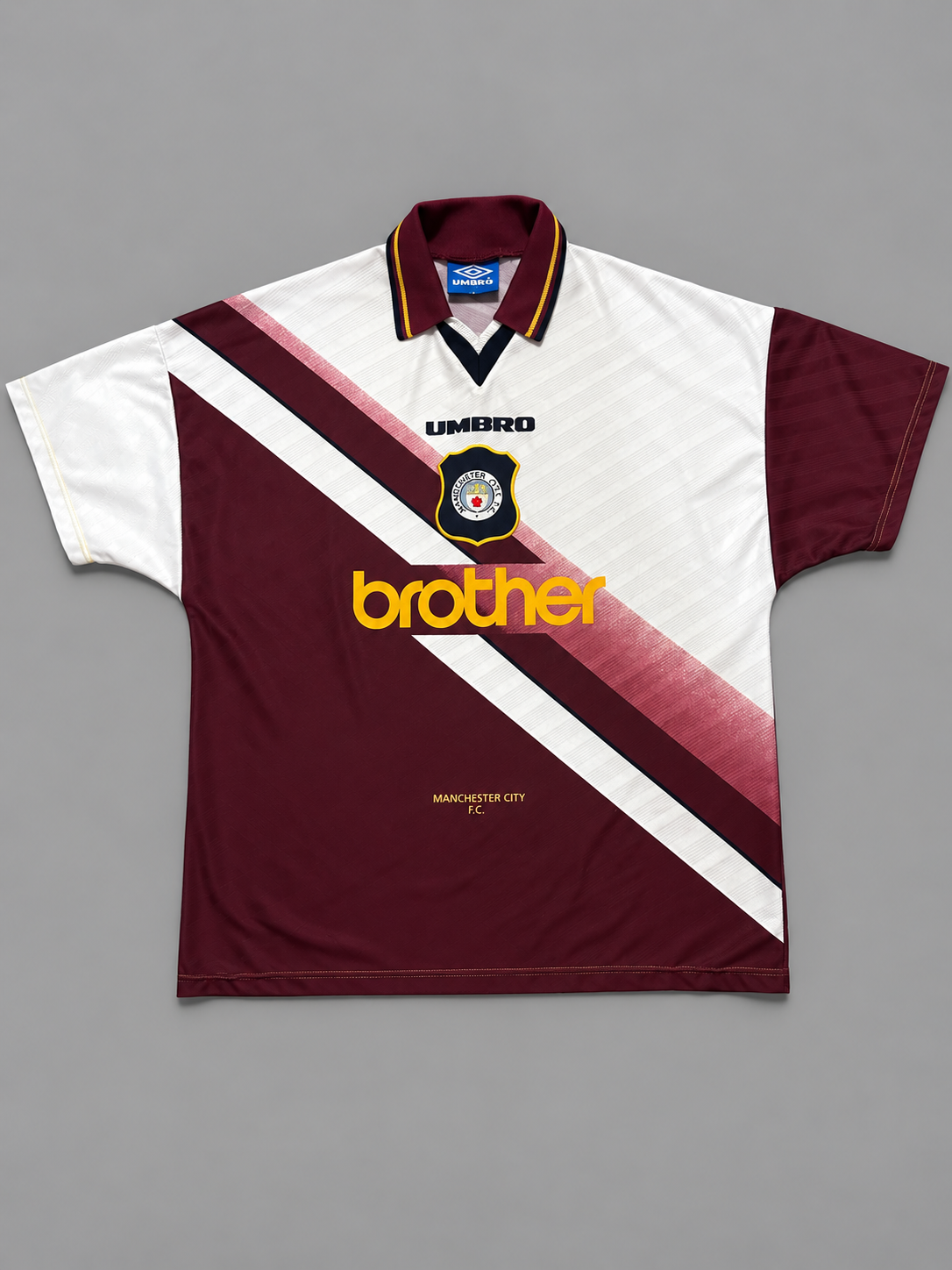 1996–97 Manchester City Original Umbro Away Shirt – XXL