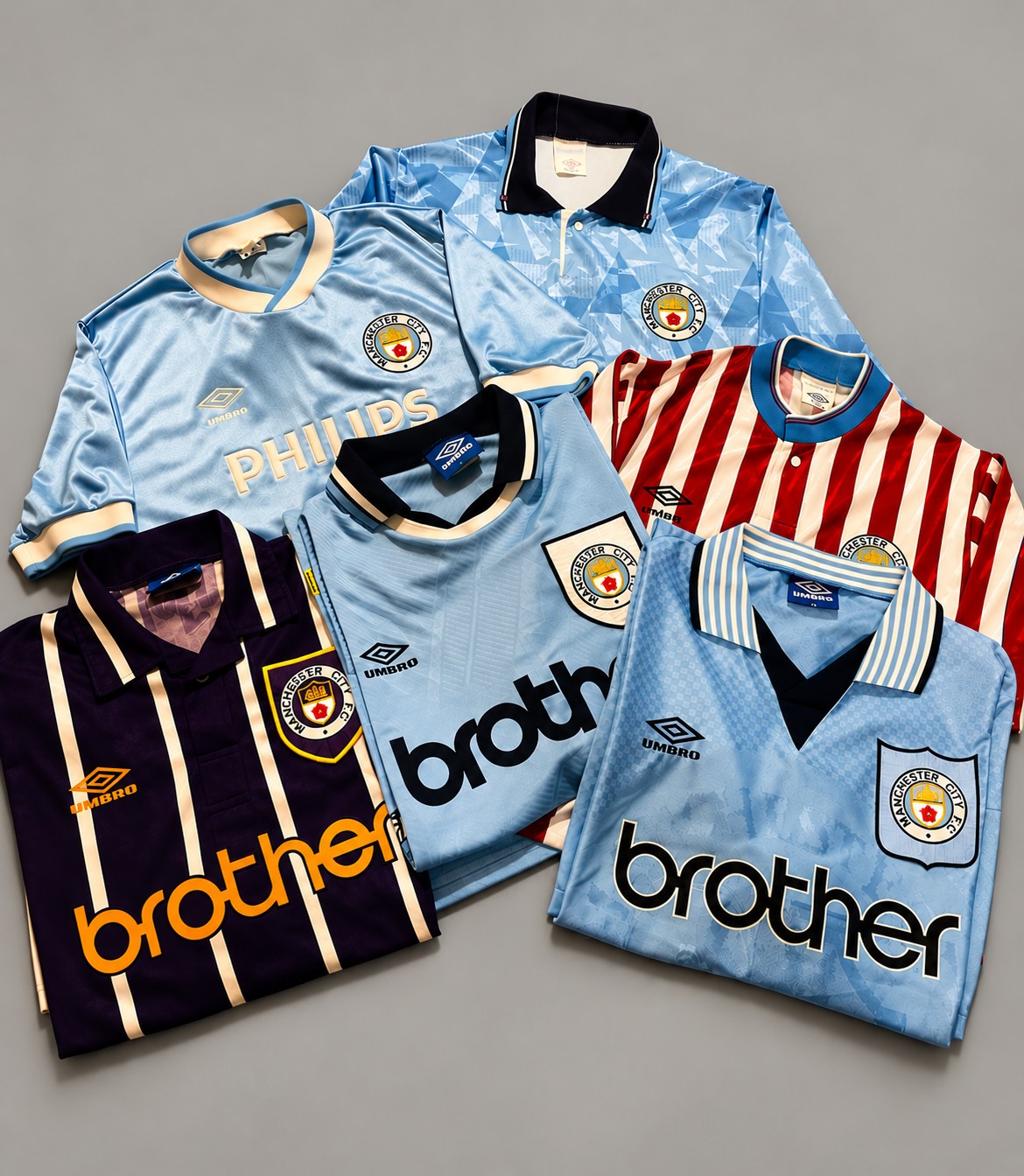 Vintage Manchester City Replica Shirts