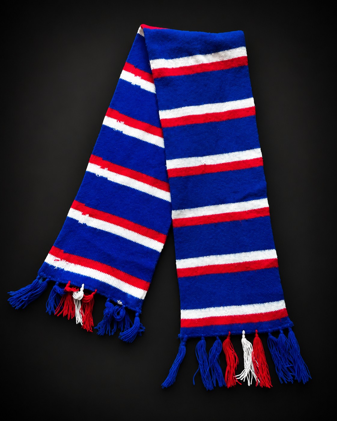 Original 1972/73 Manchester City Third Shirt – Iconic Blue Sash Design with Original Matchday Scarf - Image 2