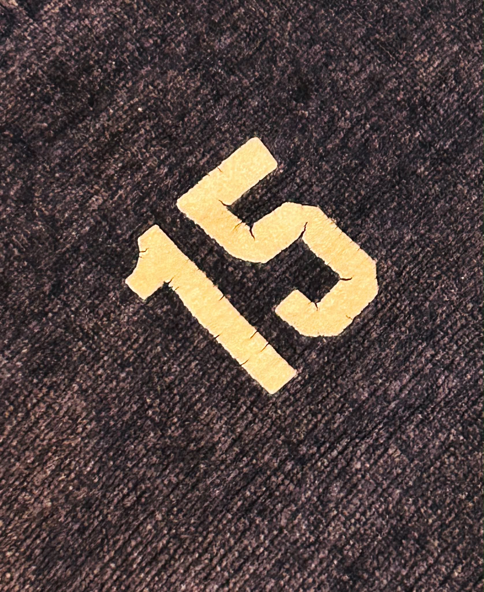 1987–89 Original Player-Issued Kappa Training Towel – Squad Number 15 - Image 3